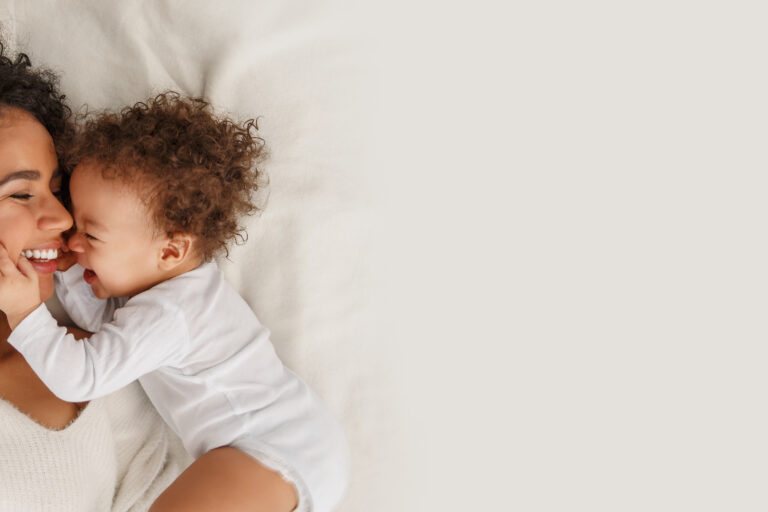 Love of a mother and baby. Family at home. Lifestyle